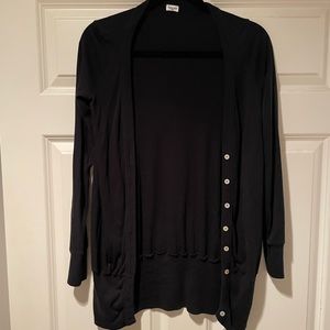 Black Splendid Sweater with Buttons